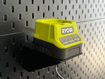 Ryobi Charger Holder Ikea Skadis