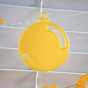 Tree Ornament Add-On - Decorative 'Merry Christmas' Hanging Text Banner