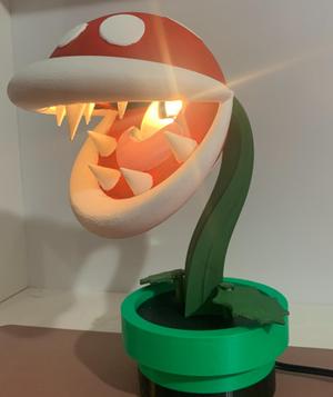 Piranha Plant Lamp