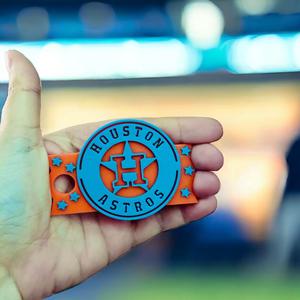 Astros Round Logo Stanley Lid Topper 40oz version