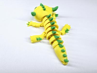 Lil Flexi Baby Dragon Keychain 2 - Milo