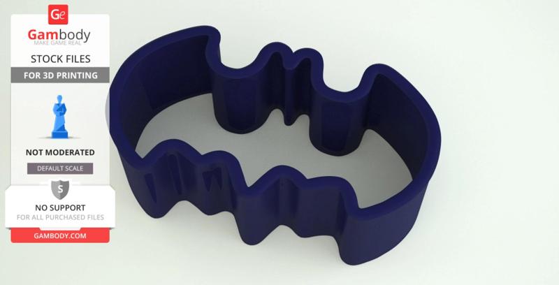 Batman Shaped Form for Cookies