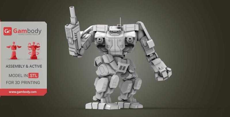 MWO Awesome 3D Printing Files | Assembly + Action