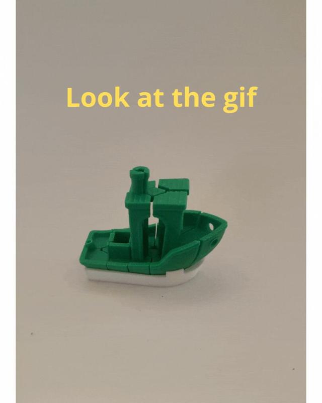 flexi benchy articulated 3dbenchy