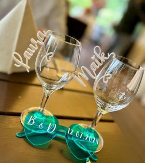 Nametags for drinking glasses   