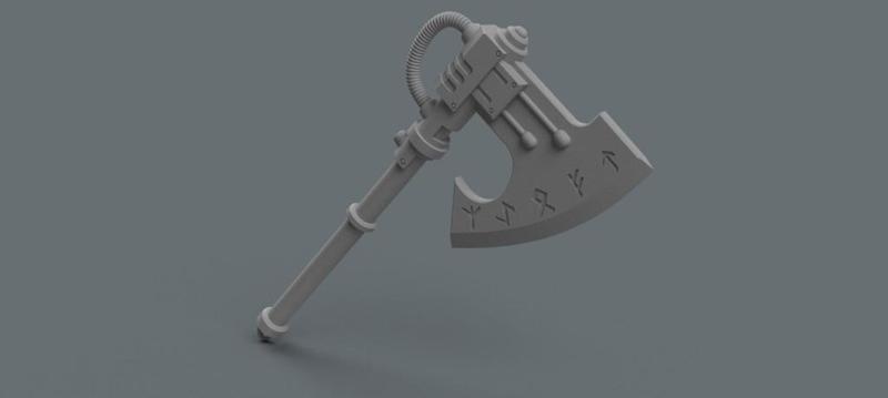Power Axe Space Wolves Warhammer 40k