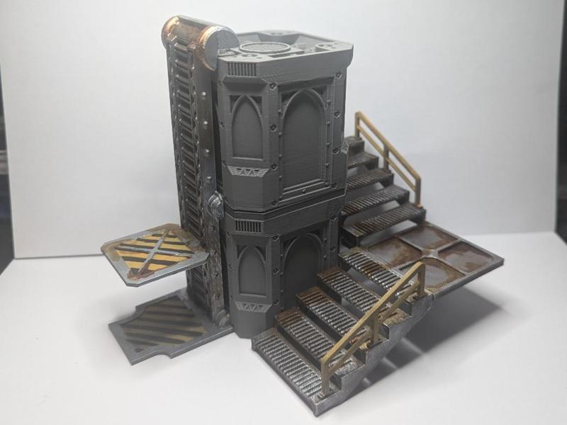 Hive City - Lifts, Stairs, and Platforms