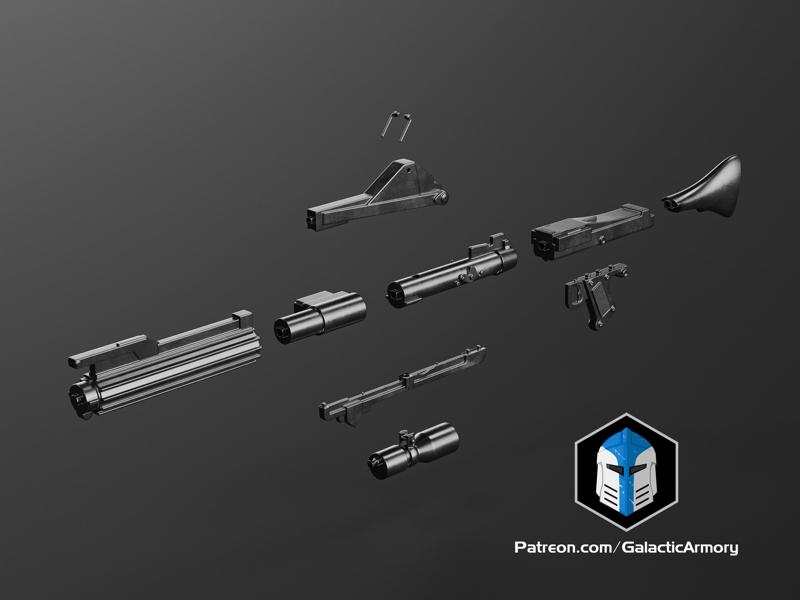 DC-15A Blaster Rifle - 3D Print Files