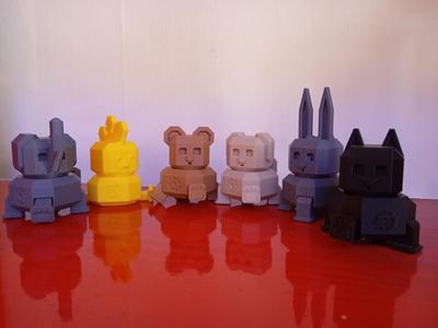 orama mini robot animals articulated