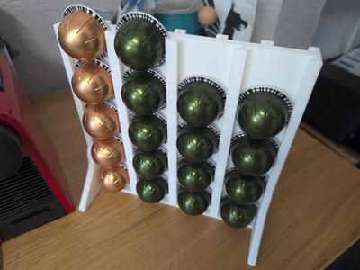 Nespresso pod holders - regular and Vertuo