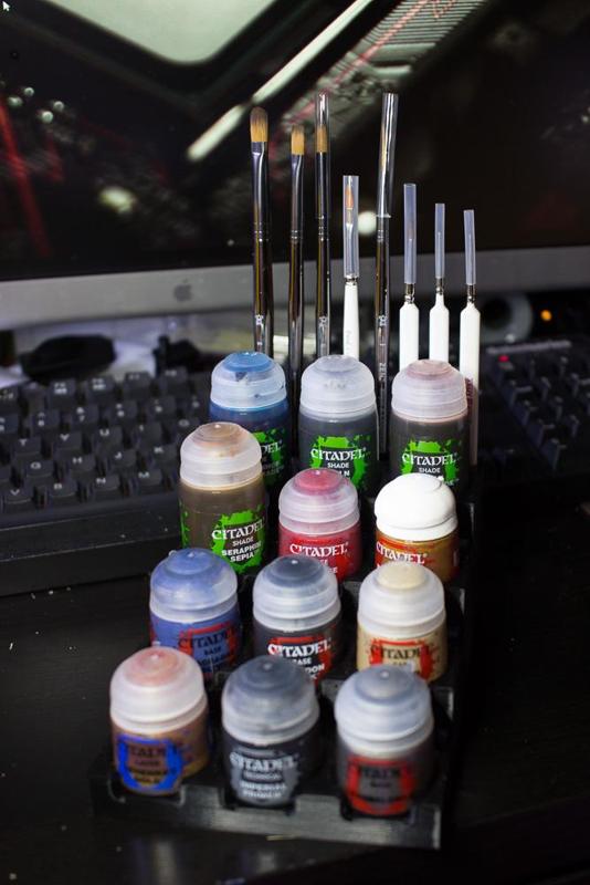 Citadel Paint and Brush Holder