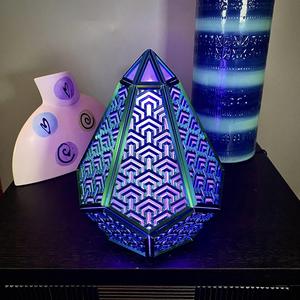 Hex Mosaic Lamp