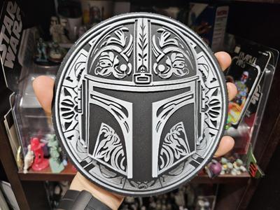 Star Wars (Inspired) "Fleur de Lorian" HueForge Mandalorian Helmet