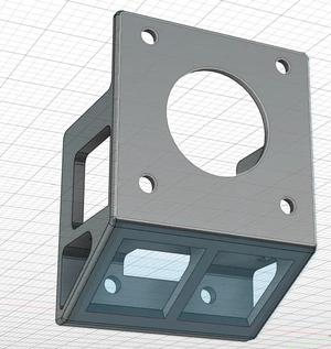 Nema17 Vertical Wall Mount   