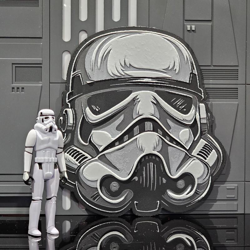 Star Wars (Inspired) "TK-3A7" HueForge Stormtrooper