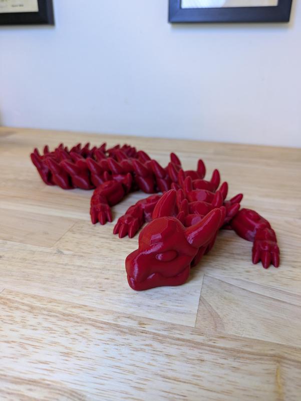 Articulated Dragon - Ruby Dragon