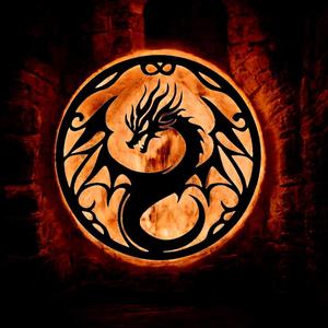 Fiery Dragon - Wall Art