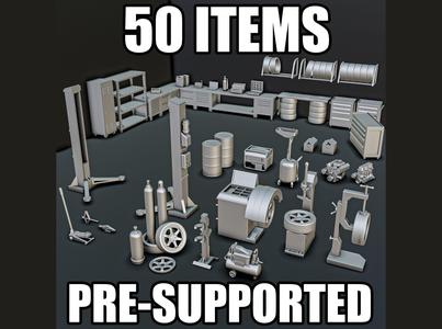 Car Mechanic Diorama Pack