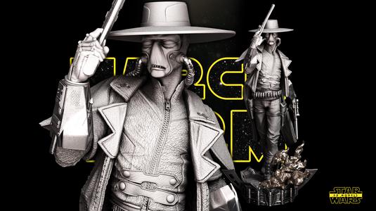 Cad Bane Sculpture - Tested and Ready for 3D printing