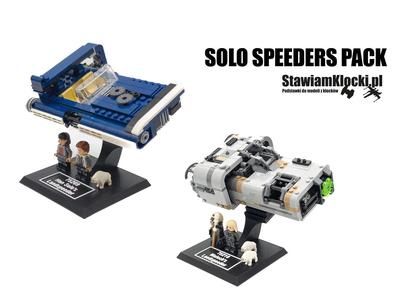 Display Stand for LEGO Star Wars 75210 Moloch's Landspeeder / 75209 Han Solo's Landspeeder   