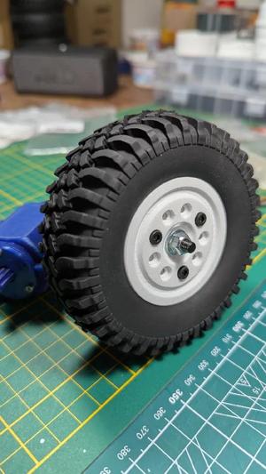 Self aligning Beadlock wheel 1.9" Tatra like   