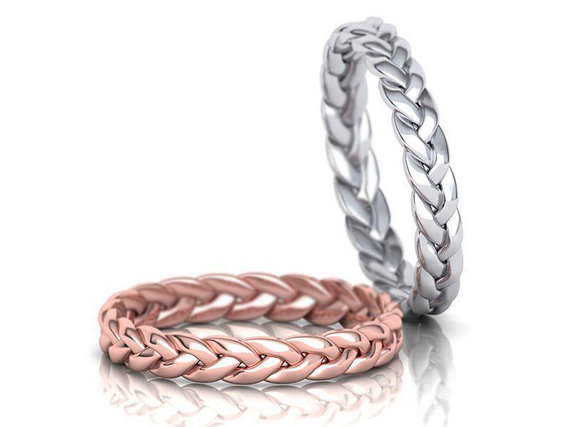 Braided ring Woven ring 3d model
