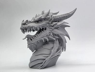 Monstrous Sea Dragon Bust   