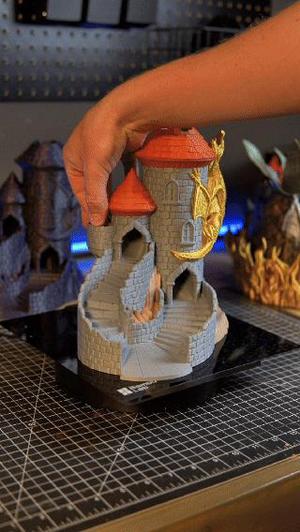 Dragon's Dice Keep: Two Versions!