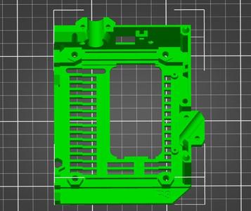 Standard Einsy-base with cut-out for Raspberry Pi Zero 2 W.