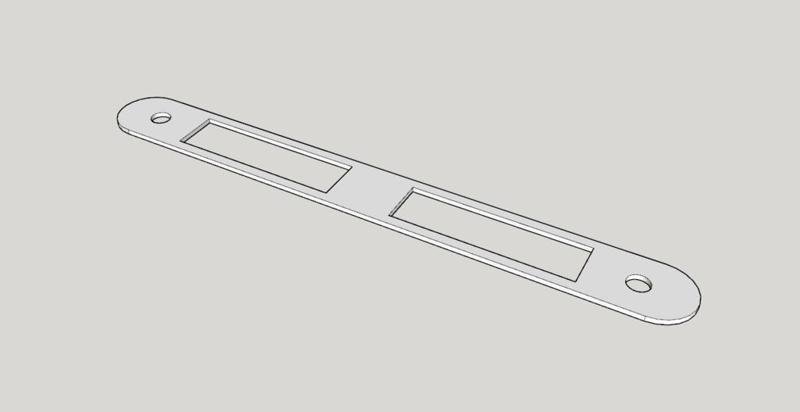Strike Plate for Door Lock – Standard & Reinforced Versions