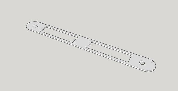 Strike Plate for Door Lock – Standard & Reinforced Versions