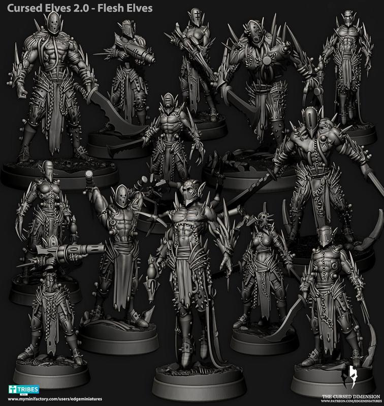 Cursed Elves 2.0 - Flesh Elves Set