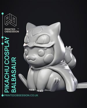 Pikachu Cosplay as Bulbasaur - Pokémon - Fan Art