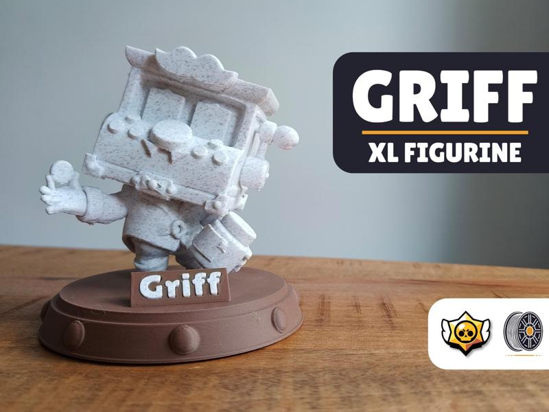 Griff | XL Brawl Stars Figurine (NO AMS)