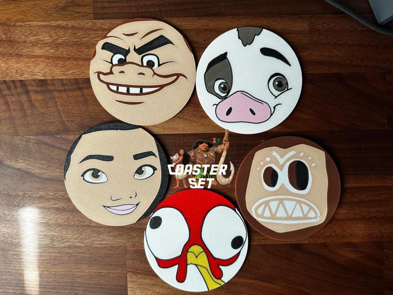 Vaiana Coaster Set