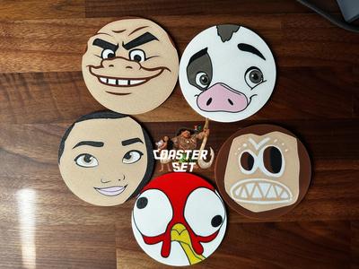 Vaiana Coaster Set