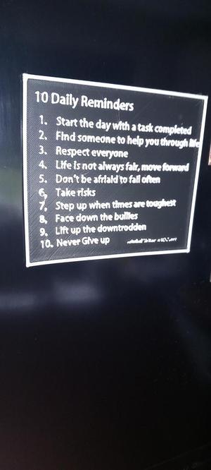 Motivational reminders
