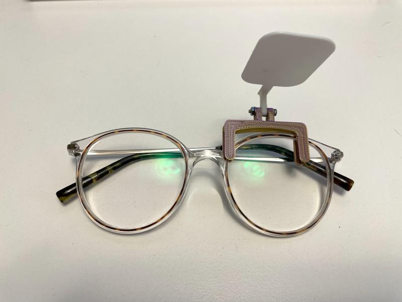 Flip Up ISSF-compliant Blinder (Glasses Mounted)