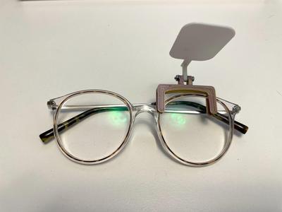 Flip Up ISSF-compliant Blinder (Glasses Mounted)