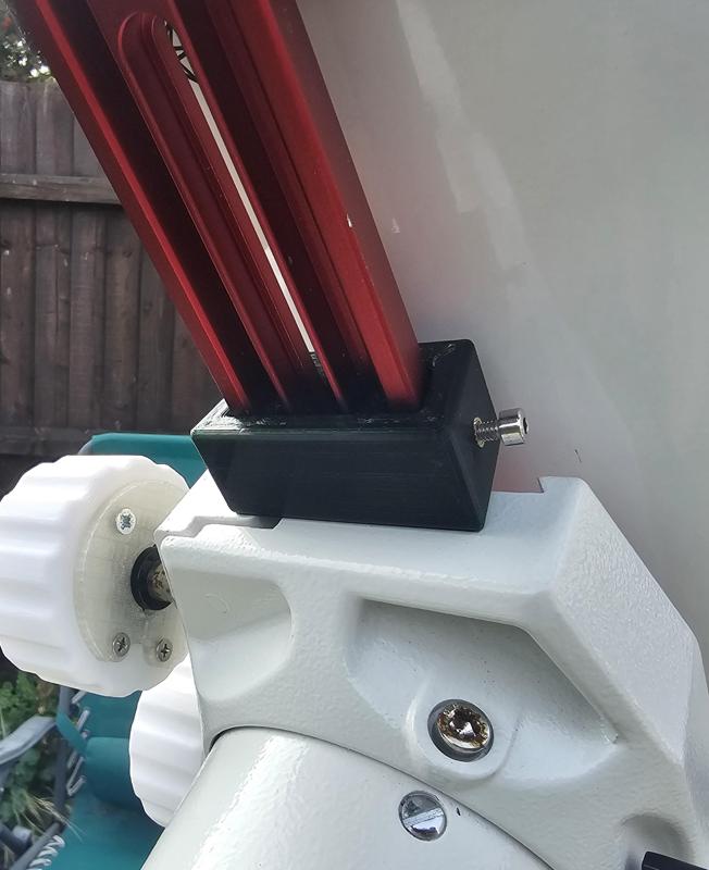 Telescope dovetail stopper and balance preserver