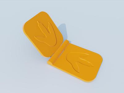 Tyranosaurus Paw Embossing Press