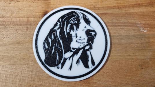 Basset Hound Dog Coaster