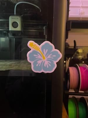 Hibiscus Flower P1S & X1C Door Handle