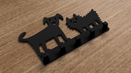 Dogs Key hanger