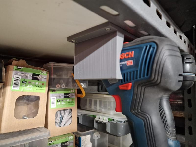 Bosch GSR 18V support (under shelf)