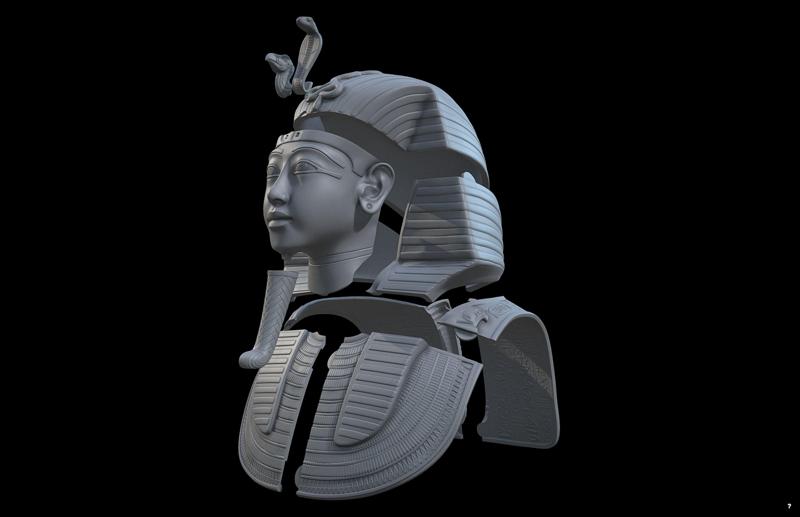 Tutankhamun s Mask v3 - 3D Printing