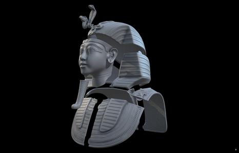 Tutankhamun s Mask v3 - 3D Printing