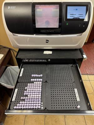 Cerec Block organizer
