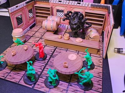 DND Tavern Terrain set - No AMS required