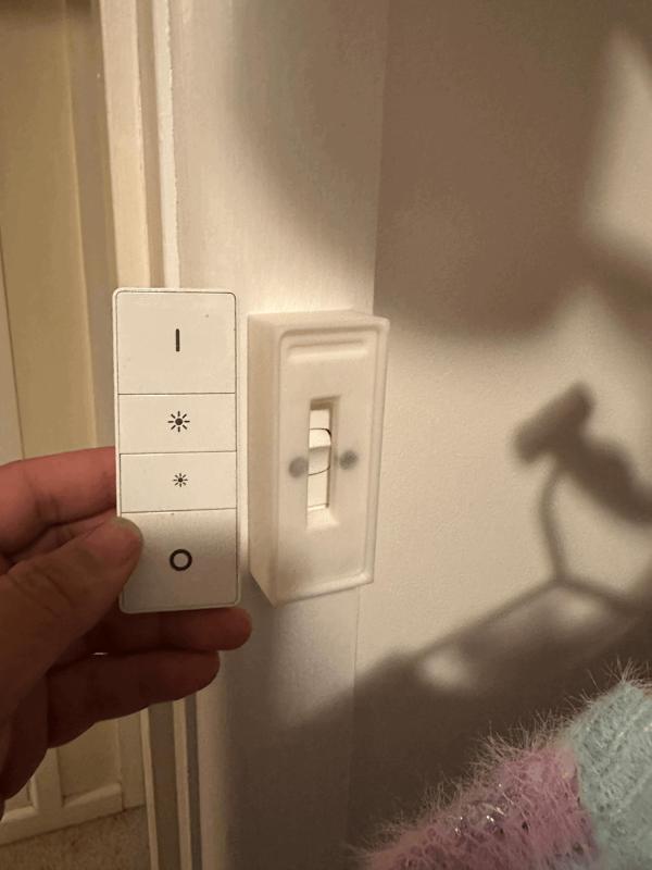 Phillips HUE Dimmer V1 AU Switch Cover 72x36mm (1 switch)
